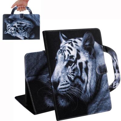 Witte tijger patroon horizontale Flip lederen case voor Amazon Kindle Paperwhite 1/2/3/4 (2018) met houder & Card slot & portemonnee