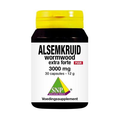 SNP Alsemkruid wormwood 3000 mg puur 30 Vegetarische capsules