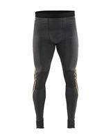 Blåkläder Lange onderbroek 100% merino XLIGHT 18441734 | Donkergrijs/Geel | Maat XL - 7330509595145 - thumbnail