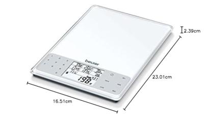 Beurer DS 61 Analyse weegschaal Digitaal Wit 165 x 24 Beurer DS 61 Analyse weegschaal Digitaal Wit 165 x 24