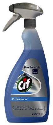 Glas en interieurreiniger cif prof spray 750ml