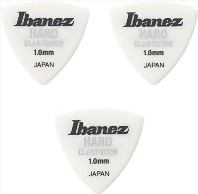 Ibanez BEL8HD10 Elastomer plectrums 3-pack hard 1.0 mm - wit triangle Ibanez BEL8HD10 Elastomer plectrums 3-pack hard 1.0 mm - wit triangle