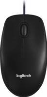 Logitech M100 Muis Kabelgebonden Optisch Zwart 3 Toetsen 1000 dpi - thumbnail