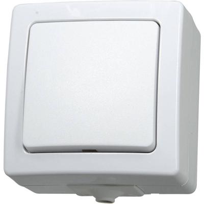 Kopp 565702005 Kruisschakelaar spatwaterdicht Wit 1 stuk(s)