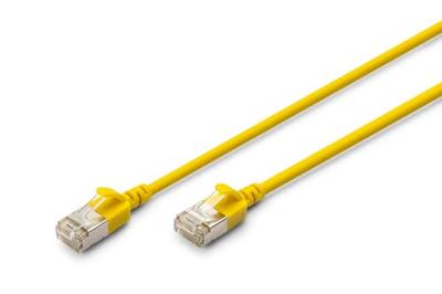 Digitus DK-1632-A-020S-Y RJ45 Netwerkkabel, patchkabel CAT 6A F/FTP 2 m Geel Kleurcodering, Afgeschermd, Meerdradig, Met anti-kniktule 1 stuk(s) Digitus DK-1632-A-020S-Y RJ45 Netwerkkabel, patchkabel CAT 6A F/FTP 2 m Geel Kleurcodering, Afgeschermd, Meerdradig, Met anti-kniktule 1 stuk(s)