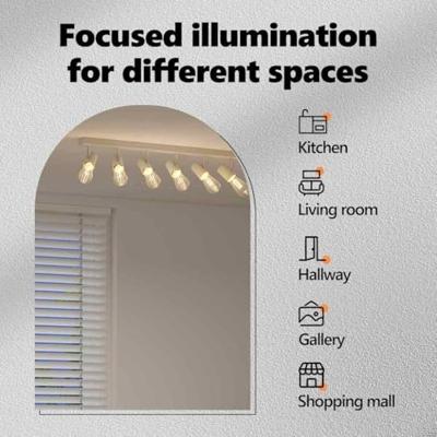 VidaXL Plafondspot met schijnwerpers nikkel 73 x 6,5 x 11,5 cm metaal