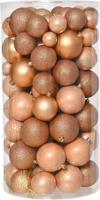 Kerstballen mix 100 st. peach pearl Decoris - Decoris - thumbnail