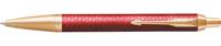 Parker IM Premium balpen, medium, in giftbox, Deep red (rood/goud) - thumbnail