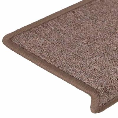 VidaXL Trapmatten 30 st 65x21x4 cm bruin rechthoekige rand VidaXL Trapmatten 30 st 65x21x4 cm bruin rechthoekige rand