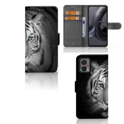Motorola Edge 30 Neo | Telefoonhoesje | Met pasjeshouder | Tijger