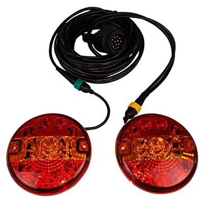 Berger & Schröter Aanhangerverlichtingsset 13-polig, 7-polig Knipperlicht, Remlicht, Achterlicht Achter 12 V Incl. magneethouder Berger & Schröter Aanhangerverlichtingsset 13-polig, 7-polig Knipperlicht, Remlicht, Achterlicht Achter 12 V Incl. magneethouder