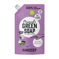 Marcel's Green Soap Handzeep lavendel & rozemarijn navul 500 Milliliter - thumbnail