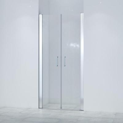 Marenza Neptune Pendeldeur - 90x200cm - 6mm veiligheidsglas - anti kalk - chroom SKII622SALOON-90