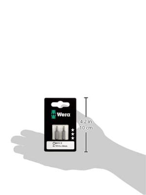 Wera 867/1 Z TORX® Bits, TX 15 x 25 mm - 1 x 2 stuk(s) - 05073340001 Wera 867/1 Z TORX® Bits, TX 15 x 25 mm - 1 x 2 stuk(s) - 05073340001