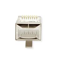 Value 21.99.3065 VALUE Modular Plug afgeschermd, cat. 6/6A, 100 st 21.99.3065 Stekker, recht Transparant 100 stuk(s) - thumbnail