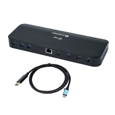 Dual 4K Docking Station - Dockingstation - Thunderbolt 3 - HDMI, Thunderbolt - GigE - Europa Dual 4K Docking Station - Dockingstation - Thunderbolt 3 - HDMI, Thunderbolt - GigE - Europa