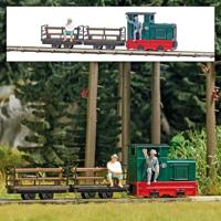 Busch Feldbahn 12015 H0f veldbaan startset personentransport Personentransport - thumbnail