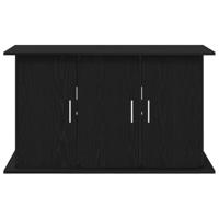 Aquariumstandaard 101x41x58 cm spaanplaat zwart eikenkleurig - thumbnail