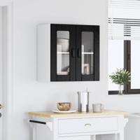Keukenkast met opslag Zwart Eiken 60 x 31 x 60 cm Bewerkt hout - thumbnail
