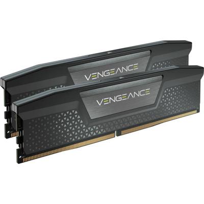 Corsair vengeance 32 gb ddr5-6000 (2x 16 gb) werkgeheugen (zwart, cmk32gx5m2b6000c30, xmp 3.0)