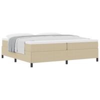 Bedframe Grijs groen 200 x 200 cm Katoenen stof - thumbnail