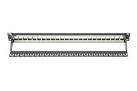 Digitus DN-91411 24 poorten Netwerkpatchpaneel 483 mm (19) Zonder connectoren 1 HE Meerdere kleuren Niet ingericht - thumbnail