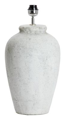 Light & Living Tafellamp 'Vesuvius' Keramiek, kleur Lichtgrijs (excl. kap)
