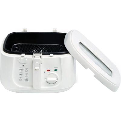 Witte Frituurpan met Kijkvenster - 2.5 Liter - 1800 Watt