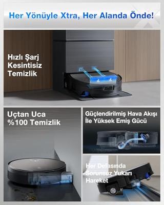 Ecovacs Deebot X11 Pro Omni zwarte schoonmaakrobot