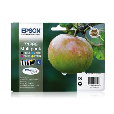 Epson Inktcartridge T1295 Origineel Combipack Zwart, Cyaan, Magenta, Geel C13T12954012