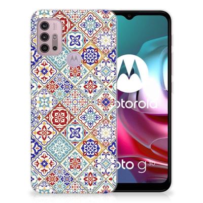 Motorola Moto G30 | G10 | TPU | Siliconen hoesje | Tiles Color Motorola Moto G30 | G10 | TPU | Siliconen hoesje | Tiles Color