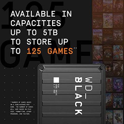 WD Black P10 Game Drive 4 TB Externe harde schijf (2,5 inch) USB-A 3.2 Gen 1 Zwart WDBA3A0040BBK-WESN WD Black P10 Game Drive 4 TB Externe harde schijf (2,5 inch) USB-A 3.2 Gen 1 Zwart WDBA3A0040BBK-WESN