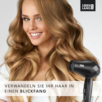 Lebenlang LBL3099S Haardroger Zwart