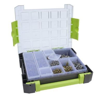 VISO Assortimentsdoos (b x h x d) 370 x 70 x 325 mm Aantal vakken: 16 Variabele onderverdeling Inhoud 1 stuk(s)