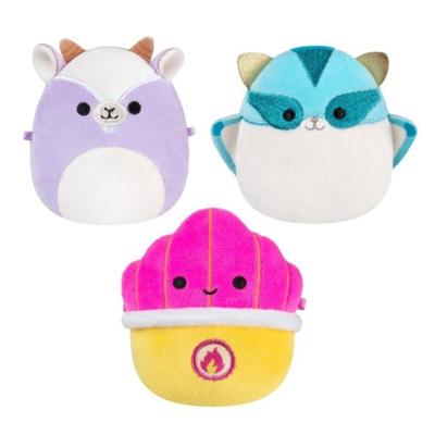 Jazwares Squishmallows knuffel pluche - micromallows tia, mariska, louden - 3dlg.