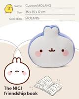 Molang Molang kussen - 35 cm - thumbnail
