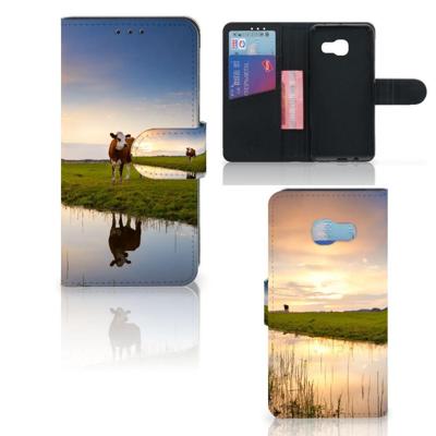 Samsung Galaxy A3 2017 | Telefoonhoesje | Met pasjeshouder | Koe Samsung Galaxy A3 2017 | Telefoonhoesje | Met pasjeshouder | Koe