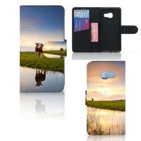 Samsung Galaxy A3 2017 | Telefoonhoesje | Met pasjeshouder | Koe - thumbnail