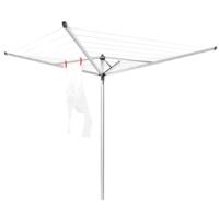 Brabantia Topspinner Droogmolen 40 m Drooglengte + Grondanker Metallic Grijs - thumbnail