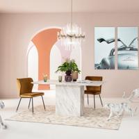 Kare Eettafel Artistico Marble 200x100cm - thumbnail