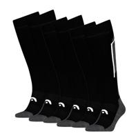 HEAD Skisokken Kneehigh 6-pack Black / Dark Grey-35/38 - thumbnail