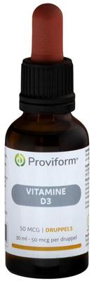 Proviform Vitamine D3 50mcg druppels 30 Milliliter Proviform Vitamine D3 50mcg druppels 30 Milliliter