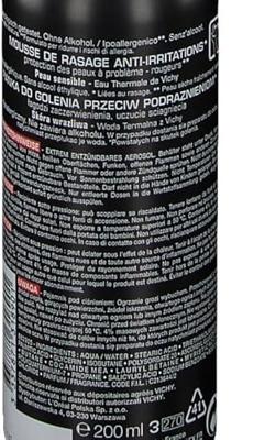 Vichy Homme Scheerschuim Anti Irritaties 200ml - thumbnail