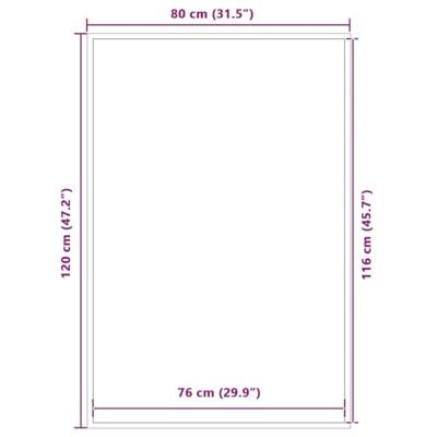 Deurmat 80x120 cm bruin Deurmat 80x120 cm bruin