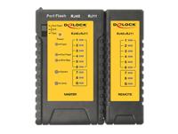 Delock 86407 Kabeltester RJ45 / RJ12 + Portfinder - thumbnail