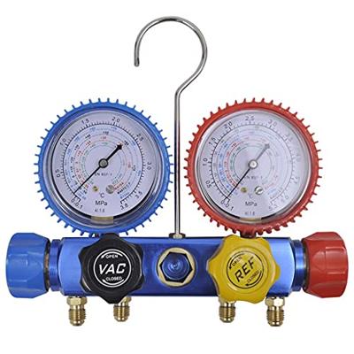 VidaXL Manometer 4-richtingen set in opbergkoffer