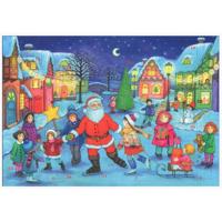 A4 Adventskalender Schaatsen met de Kerstman - thumbnail