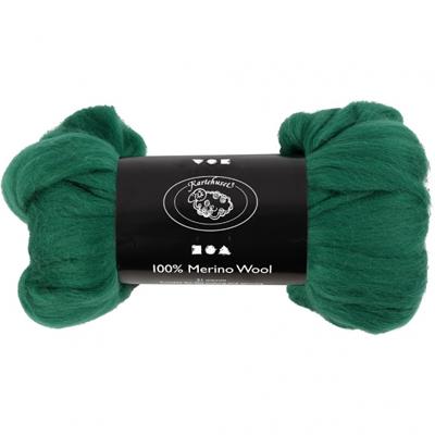 Creativ Company Merino wol, dikte 21 my, groen, 100 gr/ 1 doos