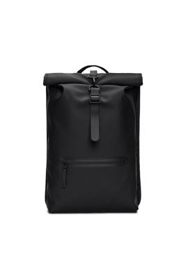 Rains Rolltop Rucksack W3 - Zwart Rains Rolltop Rucksack W3 - Zwart