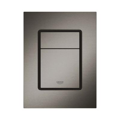 Grohe Skate Cosmopolitan S bedieningspaneel hard graphite geborsteld voor Grohe Rapid SLX Grohe Skate Cosmopolitan S bedieningspaneel hard graphite geborsteld voor Grohe Rapid SLX